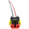 thumbnail image 3 of MOTOALL 5 kits 2 Pin Way 16 AWG Waterproof Connector Male & Female Socket Plug Pigtail Wire Harness Lead Wiring Loom, 3 of 5