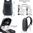thumbnail image 3 of Mochila Ejecutiva Slim Elegante - Gris, 3 of 6