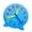 Blue, variant on Analog Teaching Clock Education Clock Time Clock Compact 9.8cm Size for Toddlers Preschool School