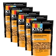 (5 pack) KIND HEALTHY GRAINS OATS AND HONEY CLUSTERS WITH TOASTED COCONUT - 11 OZ
