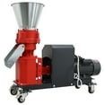 thumbnail image 6 of Animal Feed Pellet Mill Machine 4MM Electric Feed Granulator 4 Head Rollers 440lb/h 220V, 6 of 14