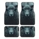 thumbnail image 1 of Balery Moody Ram Portrait Juego de 4 Alfombrillas para Auto, Revestimientos de Caucho Resistente, Diseño Antideslizante, 1 of 7