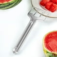 thumbnail image 5 of Stainless Steel Watermelon Cutter Tool - Effortlessly Cut Watermelons into Perfect Cubes for Summer Parties and Picnics - Easy to Clean and Use, 5 of 9