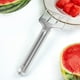 thumbnail image 5 of Utensilios de cocina, 2 piezas, cortador de sandía, cortador de sandía de acero inoxidable, artefacto para cortar sandía de verano, tenedores de fruta de acero inoxidable, cuchillo para fiestas famili, 5 of 9