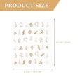 thumbnail image 3 of MasteelfCA 10 Sheets Decorative Nail Decals Exquisite Nail Stickers Flower Plants Patterns Nail Decals, 3 of 8