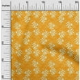 thumbnail image 1 of oneOone Georgette Viscose Fabric Leaves & Floral Block Print Fabric By Yard 42 Inch Wide, 1 of 4