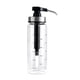 thumbnail image 1 of Botella de sellado de vidrio de acero inoxidable Dispensador de miel para cocina Contenedor de mermelada a prueba de fugas Vinagrera (Negro, 300 ml), 1 of 4