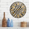 thumbnail image 3 of Yayeee Wall Clock Battery Operated 9.5" Silent Quartz Non-Ticking for Living Room Decor, Black Lines, 3 of 8