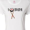 thumbnail image 4 of Inktastic Kawaii I Love Sushi Women's T-Shirt, 4 of 5