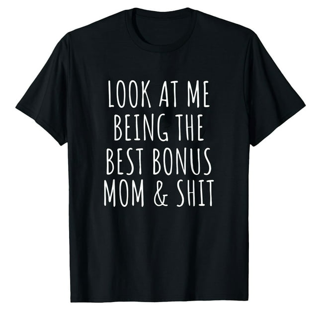 AALJY Bonus Belle-Maman Fête des Mères de Belle-Fille Beau-Fils Belle-Maman T-Shirt