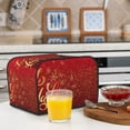 thumbnail image 6 of Goofa Merry Christmas Print Toaster Cover 4 Slice, Four Slice Bread Machine Cover Quilted Toaster Covers Bread Maker Cover Kitchen Appliance Cover, 6 of 7