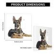 thumbnail image 3 of PAYOHTO Toggle Light Switch Wall Plate German Shepherd Dog Double Switch Cover Standard Size 2-Gang 4.50" x 4.5" Unbreakable Polycarbonate Thermoplastic, 3 of 6