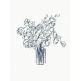 thumbnail image 2 of Straatsma, Leah 15x18 White Modern Wood Framed Museum Art Print Titled - Blue Florals, 2 of 4