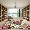 thumbnail image 2 of ODIKA 4'x6' Machine Washable Non-Slip Area Rug, Vintage Blush Pink High Traffic Rug, Pink, 952050, 2 of 7
