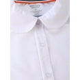 thumbnail image 3 of Smith's American Girls' L/S Button-Up Shirt Color: white Size: 20, 3 of 4
