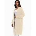 thumbnail image 3 of Womens Casual Long Cardigan Long Sleeve Open Front Sweater Coat Outerwear, 3 of 6
