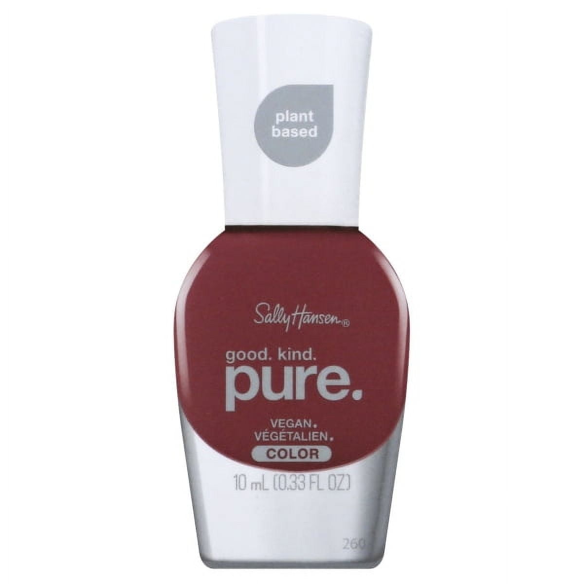 (2 pack) Sally Hansen Good.Kind.Pure. Vegan Nail Polish, Eco-Rose, 0.33 oz, Clean Nail Polish