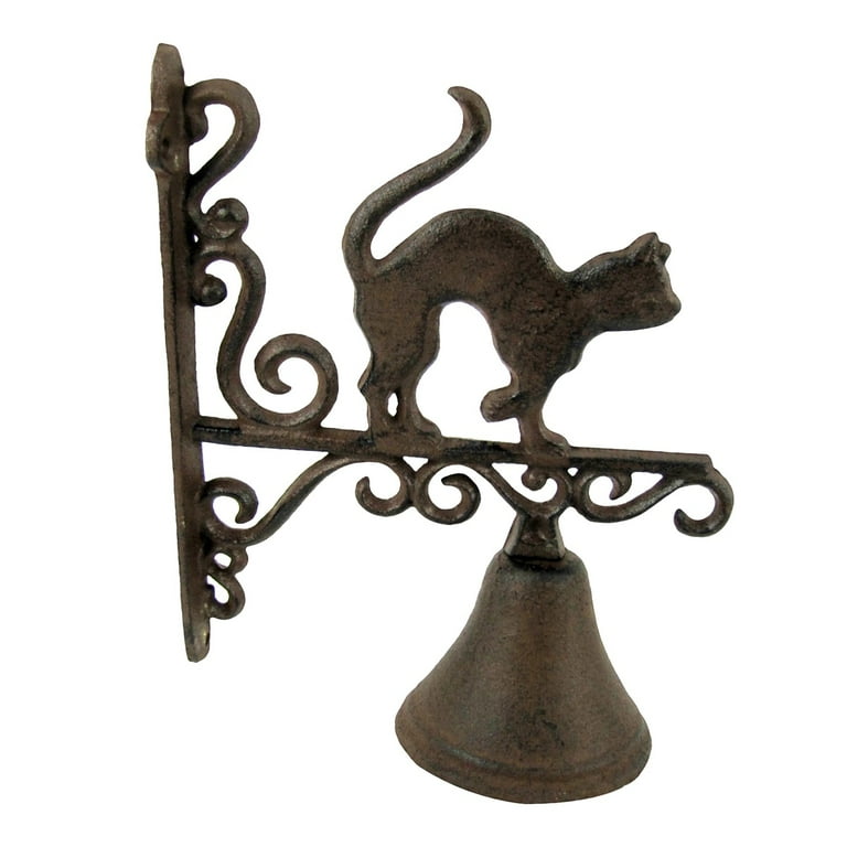 Rustic Metal Wall Mount Cat Door Bell Rustic Metal Wall Mount Cat Door Bell