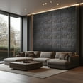 thumbnail image 2 of Dundee Deco 3D Wall Panels, PVC, Faux Wood in Grey, Set of 5, Covers 26 sq ft, 2 of 6