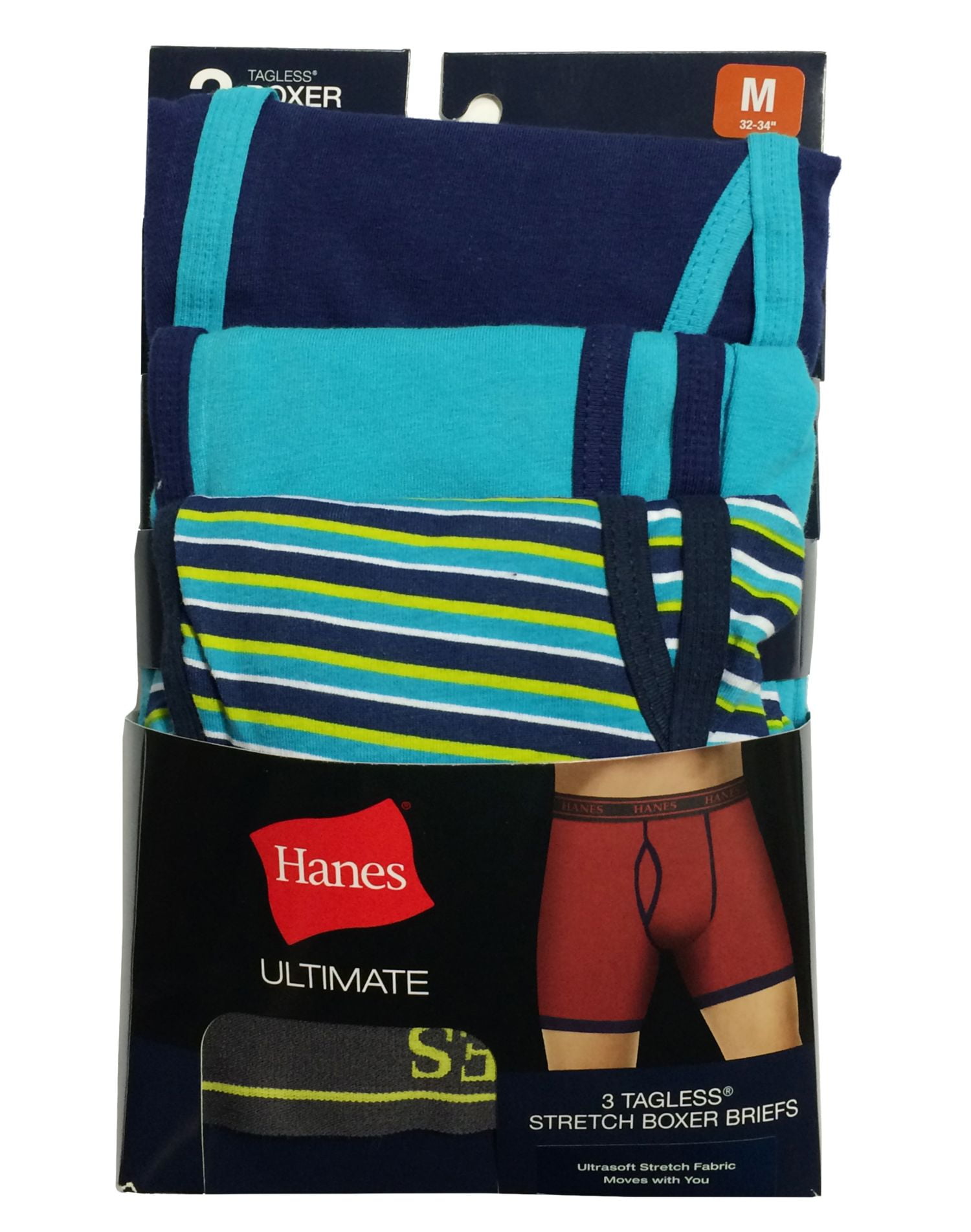 flex stretch boxer briefs walmart