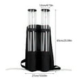 thumbnail image 5 of Dwellnix 6L Acrylic Drink Dispenser with Double Containers, Portable Beverage Dispenser for Beer, Wine & Juice, Backpack Design for Outdoor Use & Parties, 5 of 11