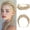 1PC-Dirty Blonde, variant on Wide Elastic Braided Headbands for Women with Adjustable Strap Synthetic Bands Braid band 1 count Dirty Blonde
