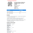 thumbnail image 2 of Rear Brake Pad Rotor and Caliper Set - Compatible with 2005 - 2007 Ford Freestyle 2006, 2 of 2