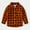 Orange, variant on HOMADLES Boys Shirts Long Sleeve Lapel Plaid Button Down Shirts for Boy Campus style, Uniform Shirt Orange 7 T
