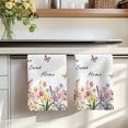 thumbnail image 7 of Easter Kitchen Towels Set of 2, Spring Watercolor Tulip Butterfly Flower Plant Absorbent Dish Towels for Kitchen, Microfiber Hand Towel, Quick Drying Tea Towel for Cleaning Decorative Dishcloths, 7 of 7