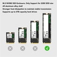thumbnail image 3 of Boîtier SSD M.2 NVME, Boîtier de Disque Dur à État Solide USB3.2 GEN2 pour SDD 2280, 3 of 7