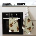 2 Piece Kitchen Mats for Floor, Minimalist Cool Horse Saddle_A Kitchen