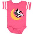 thumbnail image 3 of Inktastic Cow over the Moon Rhyme Boys or Girls Baby Bodysuit, 3 of 5