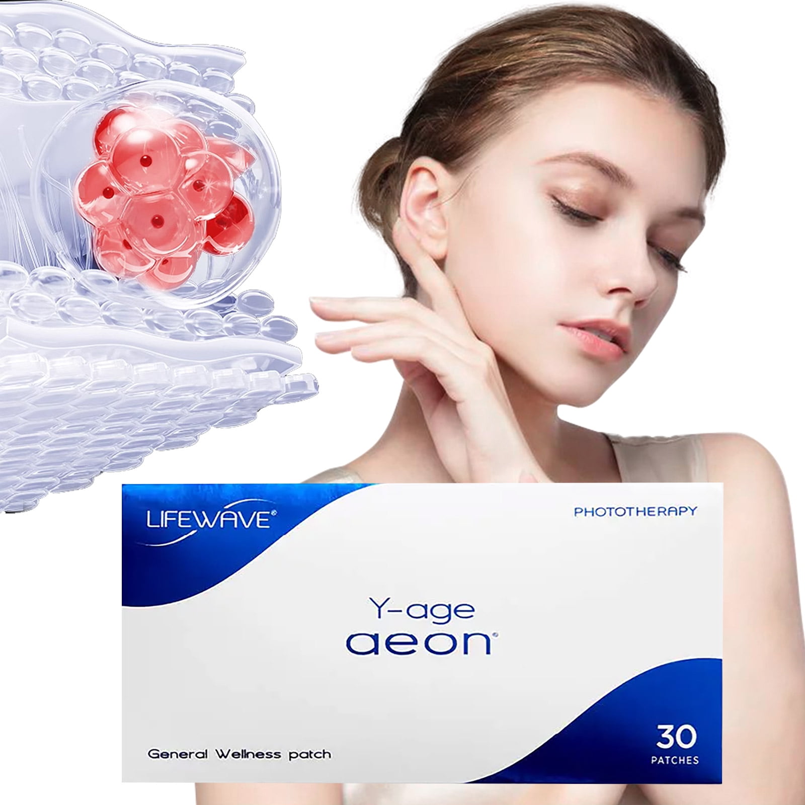 LIFEWAVE    イオン LifeWave Y-Age Aeon Patches - Helps You to Relax, 60 Patches