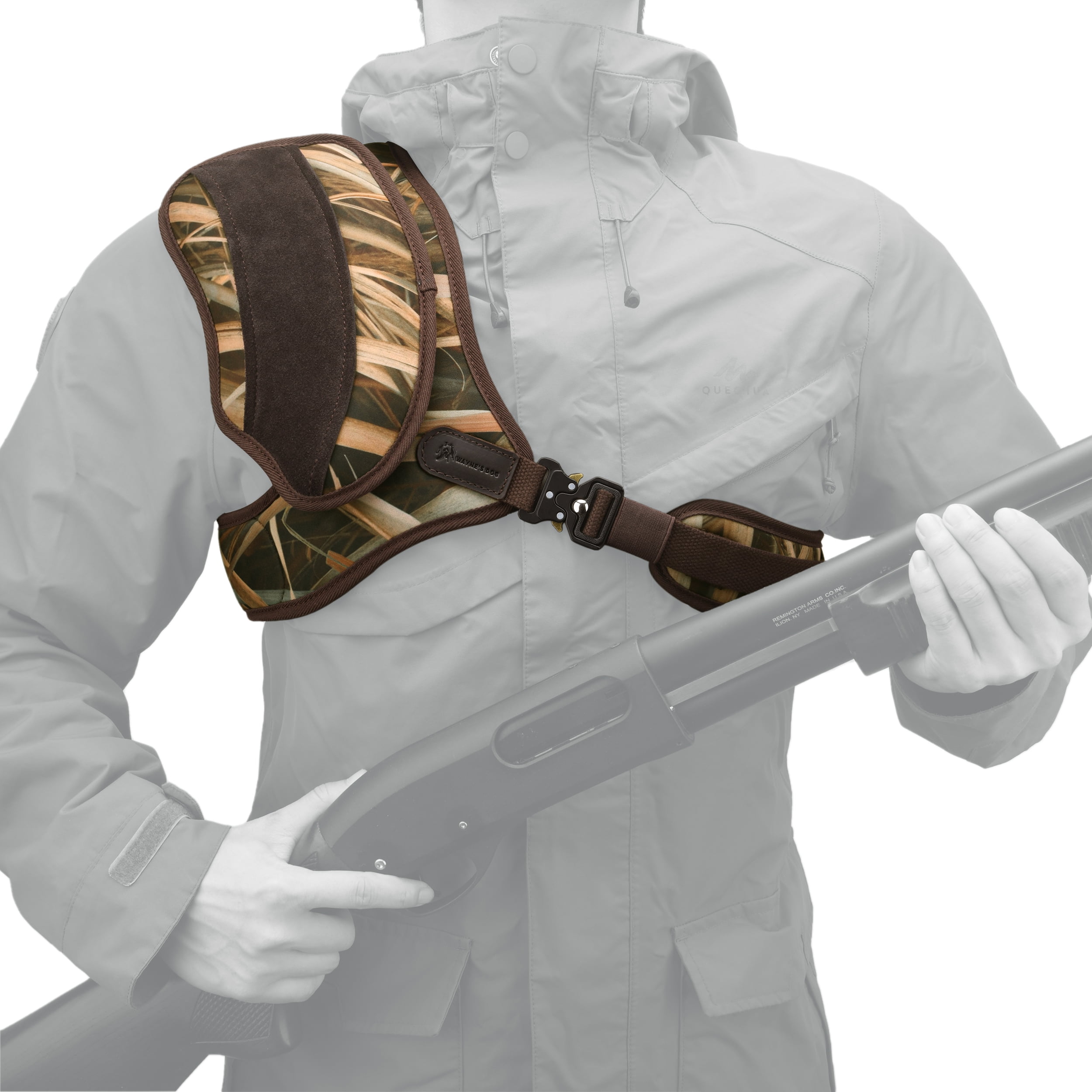WAYNE'S DOG Padded Shooting Recoil Field Shields, Camouflage Shoulder Hunting Vest Pad Unisex