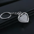 thumbnail image 3 of Personalized Photo Keychain Custom Picture Frame Alloy Keyring Gift for Couples, 3 of 5