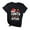 Black, variant on Christmas Shirt Women Christmas Womens Fashion Short Sleeve Casual Cute Holiday Shirt