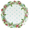 Pioneer Woman Mistletoe Christmas Paper Plates, 8 in, 12ct