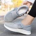 thumbnail image 2 of Women's Adjustable Hook & Loop Mesh Walking Shoes Breathable Lightweight Non-Slip Wide Fit Casual Sneakers for Elderly & Swollen Feet,40, 2 of 7