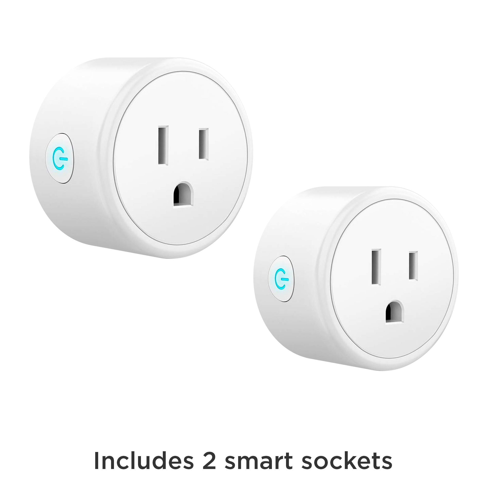 360 Lighting Dylan 27 1/2" Tall Modern Coastal Table Lamps Set of 2 WiFi Smart Socket Blue Glass Living Room Bedroom White Shade
