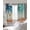 White, variant on Boho Summer Beach Blackout Curtains for Bedroom/Living Room, Thermal Insulated Kitchen Curtains, Abstract Tropical Palm Trees Watercolor Grommet Darkening Window Treatment Drapes 27.5"x39"x2