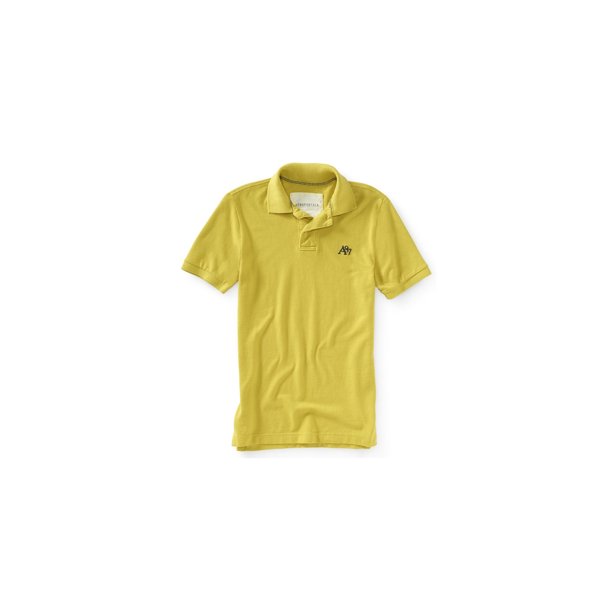 Aeropostale Mens A87 Ss Rugby Polo Shirt, Verde, Mediano Aeropostale polo, rugbi
