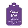 thumbnail image 1 of 100 Pcs Pendentifs Personnalisés Tags Cadeau de Mariage Personnalisé Merci Tags, 1 of 1