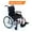 Black, variant on Karman LT-980 Ultra Lightweight Wheelchair