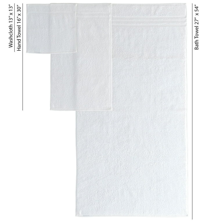 Hammam Linen Grey 6 Pack Bath Linen Sets for Bathroom Original Turkish  Cotton Soft, Absorbent and Premium 2 Bath , 2 Hand , 2 Washcloths