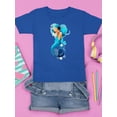thumbnail image 3 of Cute Mermaid With Headphones T-Shirt Juniors -Image by Shutterstock,  x-Large, 3 of 4