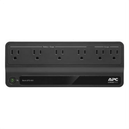 APC UPS 450VA Battery Backup Surge Protector, BN450M Backup Battery Power Supply, 6 Outlets