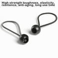 thumbnail image 4 of 12Pcs Tent Clips Canopy Rope Ball Elastic Fixed Boat canopy fixed clamp for Pole Tarps Weather-resistant Outdoors Multifunctional for Accessories Black, 4 of 9