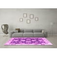 thumbnail image 3 of Ahgly Company Indoor Rectangle Oriental Pink Traditional Area Rugs, 7' x 10', 3 of 4