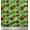 Pear Green, variant on Soimoi Silk Fabric Bone,Floral & Skull Halloween Print Fabric by Yard 42 Inch Wide