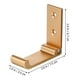 thumbnail image 3 of 1 percha de pared para auriculares, gancho plegable para guardar auriculares con tornillo., 3 of 5